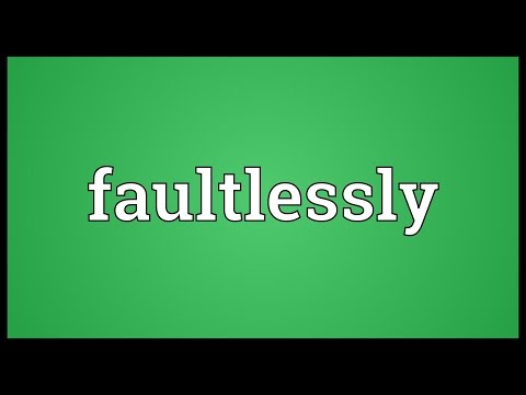 Header of faultlessly
