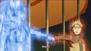 Kushina Teaches Naruto To Control Kurama Hd Kyuubi Mode Naruto Vs Pain In Alternate World English