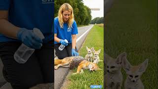 Faith In Humanity Restored Kind Woman Rescued A Fox By The Roadside
