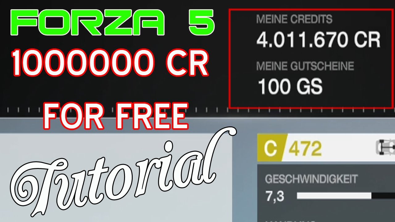 easy way to get money forza 4