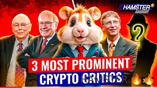 3 Most Famous Crypto Skeptics Buffett,Gates, Munger Hamster Academy