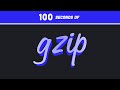 gzip file compression in 100 Seconds
