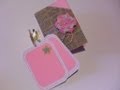 Tarjeta SCRAPBOOK con bolsillos y