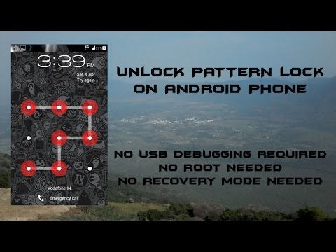 Pattern Unlock Without Root | how to bypass any android pattern lockscreen without root Pattern Unlock Without Root | how to bypass any android pattern lockscreen without root