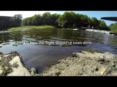 FPV Quadcopter Awesome River Crash and Scuba Diver Rescue