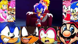 Princess Peach Vs. Amy Rose - Video Game Rap Battles Reaction Mashup Eganimation442