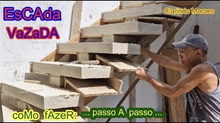 Escada Vazada De Concreto, Como Fazer, Po A Po
