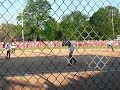 Title:2008 U.S.A. Olympic Softball - Double Play Description:A quick bunt to Jennie Finch throws it to Lovieanne Jung. DOUBLE PLAY!!!!!!!!!