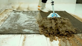 Luxury Rug Found In Abandoned Mansion - From Filthy To Flawless - Carpet Cleaning Asmr