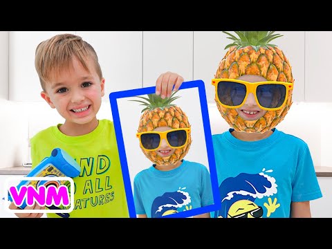 Vlad và Niki vui chơi với Ma thuật mặt Nạ