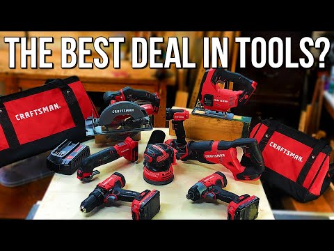 Craftsman v20 8 Tool Combo Kit - Unboxing and Initial Review