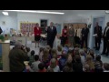 Christie Visits Elementary School Newly Reopened After Hurricane Sandy Damage