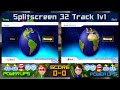 Mario Kart Wii - Troy vs NMeade - Mushroom Cup - 32 Track 1v1 w/ Splitscreen & Skype Call