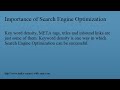 Importance Of Search Engine Optimization Importance Of Search Engine Optimization