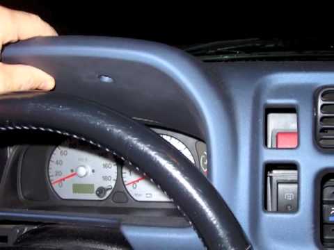 smontaggio cruscotto jimny prima serie YouTube