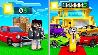 ARABA SATARAK MİLYONER GALERİCİ OLDUM 😱 - Minecraft