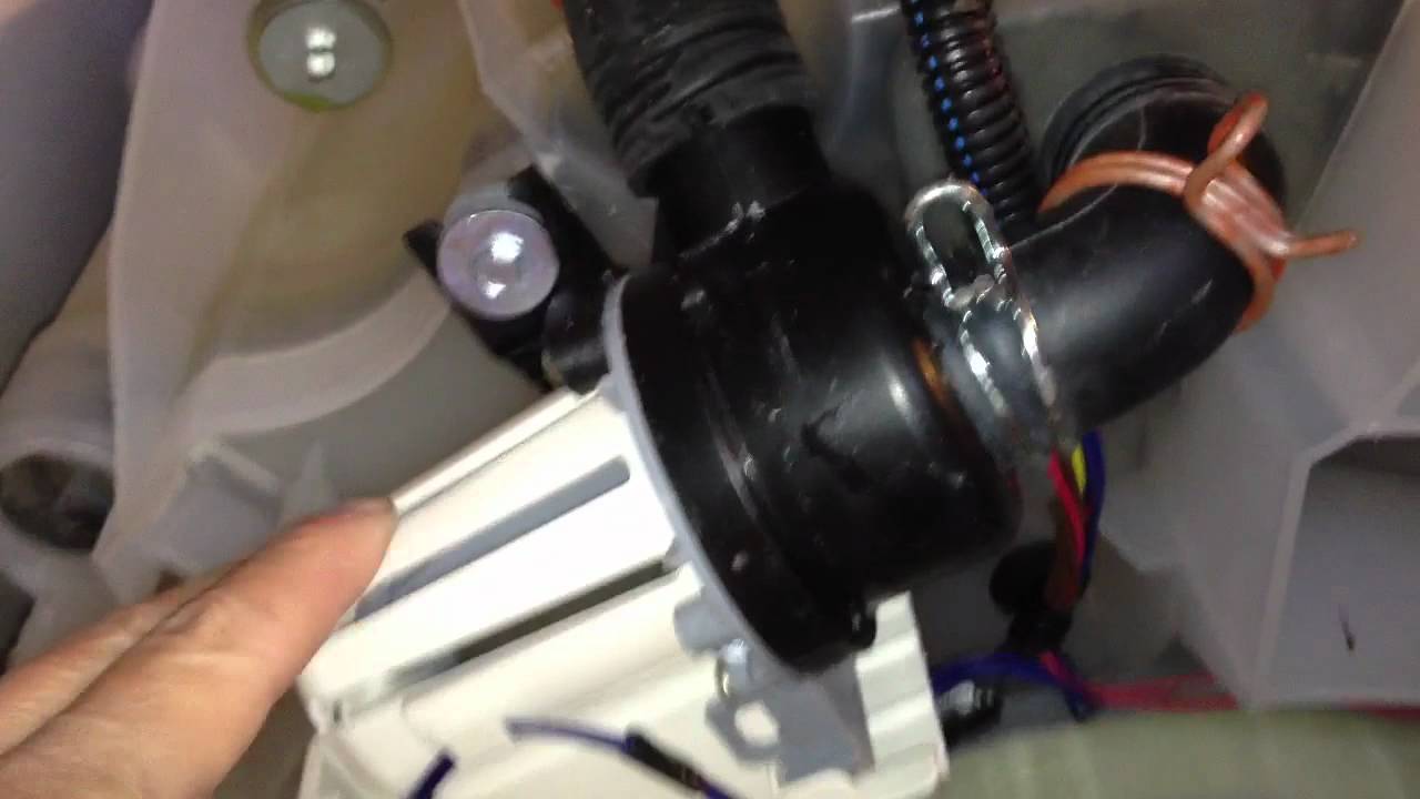 Replacing A Leaking Pump In A Maytag Bravos Top-Loading Washer - YouTube