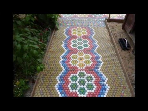Дорожка из пробок от бутылок Дорожка из пробок от бутылок