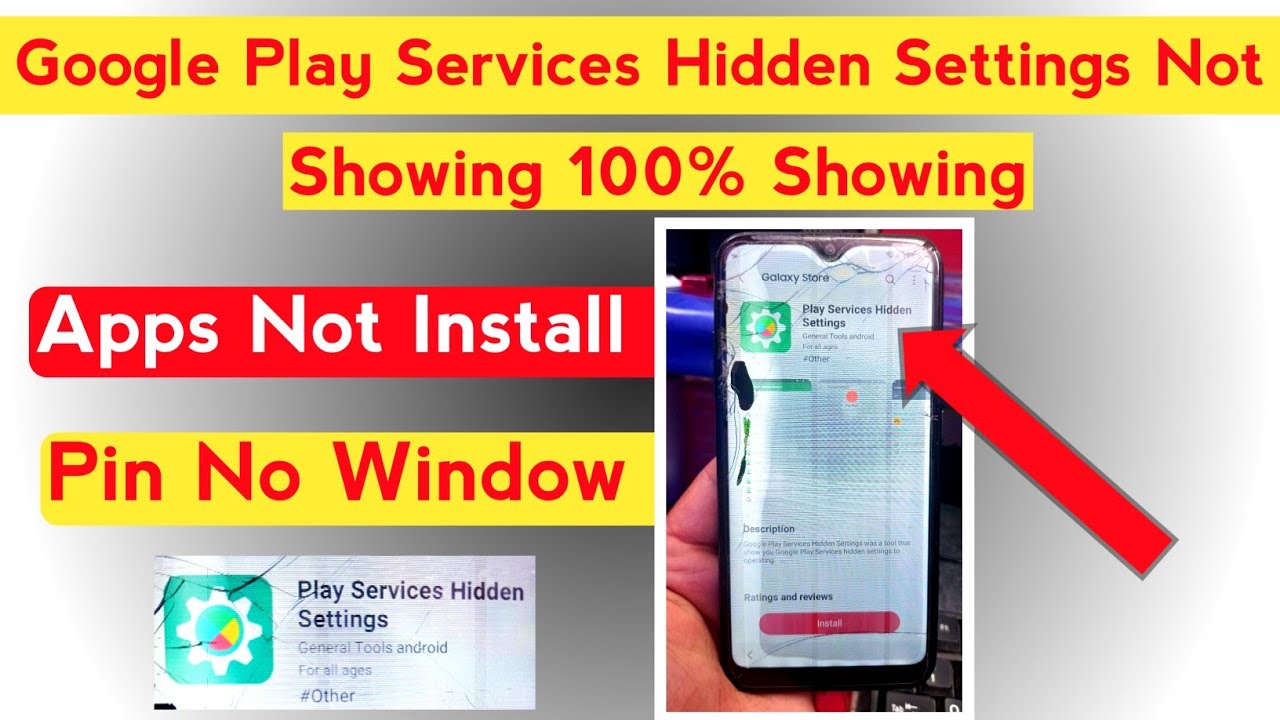 Samsung Play Services Hidden Settings Not Showing | Samsung Play Services Hidden Settings Not Showing |