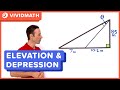 Angles Of Elevation And Depression - VividMath.com
