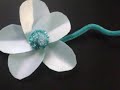 Recycled Crafts: Flower made with a detergent bottle