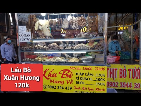 Lẩu Bò Xuân Hương Gò Vấp Rẻ Mà Ngon, khách mua không kịp bán | Út Phương Vlog.