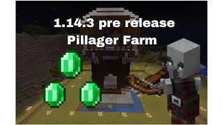 Minecraft 1 14 3 Pre Release Pillager Farm