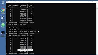 Mysql Tutorial - 28 - Union & Union All