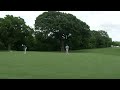 Dustin Johnson's 45-foot birdie bomb on No. 5 at Crowne Plaza
