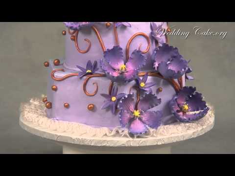 Elegant Purple Wedding Cake | Purple Passion
