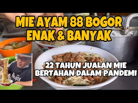 MIE AYAM PALING ENAK DI BOGOR | MIE AYAM 88 AIR MANCUR