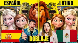 Españoles Reaccionan A Doblaje Latino Vs Español Y Lloran De La Risa Peliculas De Disney