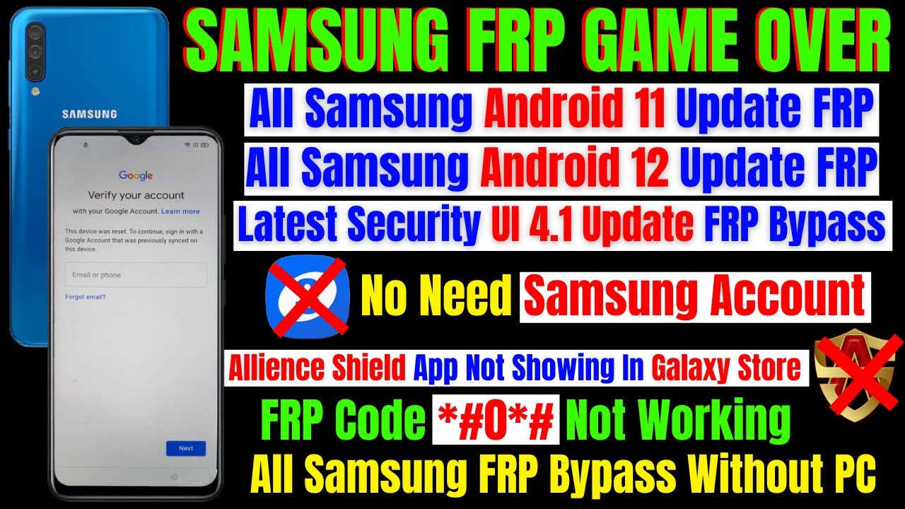 All Samsung FRP Bypass New Security UI 4.1 Android 11 / All Samsung FRP Bypass New Security UI 4.1 Android 11 /