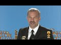 Backstage with Kevin Costner, best actor in a mini series