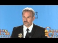 Backstage with Kevin Costner, best actor in a mini series