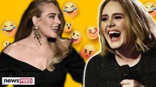 Adele Pokes Fun At Her Divorce & Weight Loss