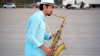 Stay - The Kid Laroi, Justin Bieber | Parking Sax Performance