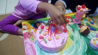 Unboxing Mainan Kue Ulang tahun, DIY Cake Birthday