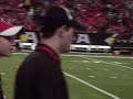 Atlanta Falcons Game Gipper and Mark Muir disc Dogging at Halftime