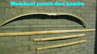 Cara Mudah Membuat Panah Dari Bambu