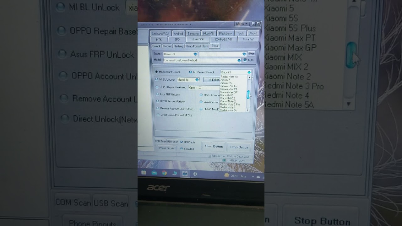 Redmi Y2 Mi Account Remove with Miracle Thunder 2.82 Redmi Y2 Mi Account Remove with Miracle Thunder 2.82