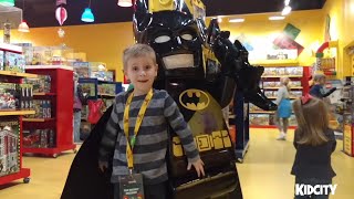Giant Lego Batman Movie Unboxing with Batman Surprise Toys | KIDCITY