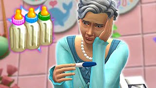 Grandma’s pregnant with triplets! // Sims 4 realistic birth mod