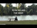 "Aline" by Christophe (with French & English subtitles)