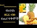 ETHIOPIA - የአናናስ ዘርፈ ብዙ የጤና ጥቅሞች | Pineapple Health Benefits