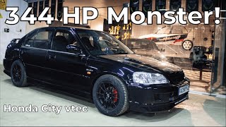 344Hp Turbocharged 2003 Honda City Vtec