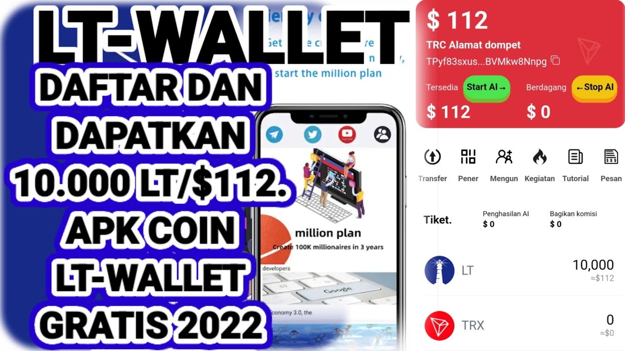 HOW TO REGISTER LT-WALLET TRC, REGISTER TO EARN HOW TO REGISTER LT-WALLET TRC, REGISTER TO EARN