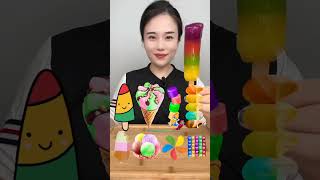 Pride Ice Cream Pops Eating Challenge