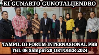 Di Sambut Duta Besar Vatikanki Gunarto Gunotalijendro Perform Wayang Di Forum Internasional Pbb