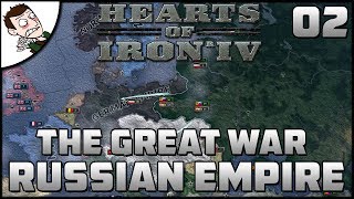 World War One Begins! The Great War Mod - Hearts of Iron 4 Part 2 Gameplay